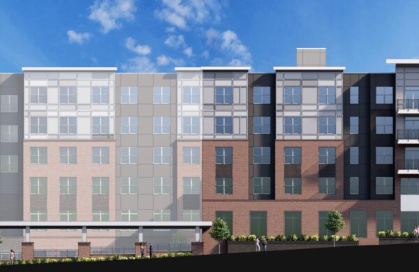 Rendering of Heyday Blacksburg view from Church Street