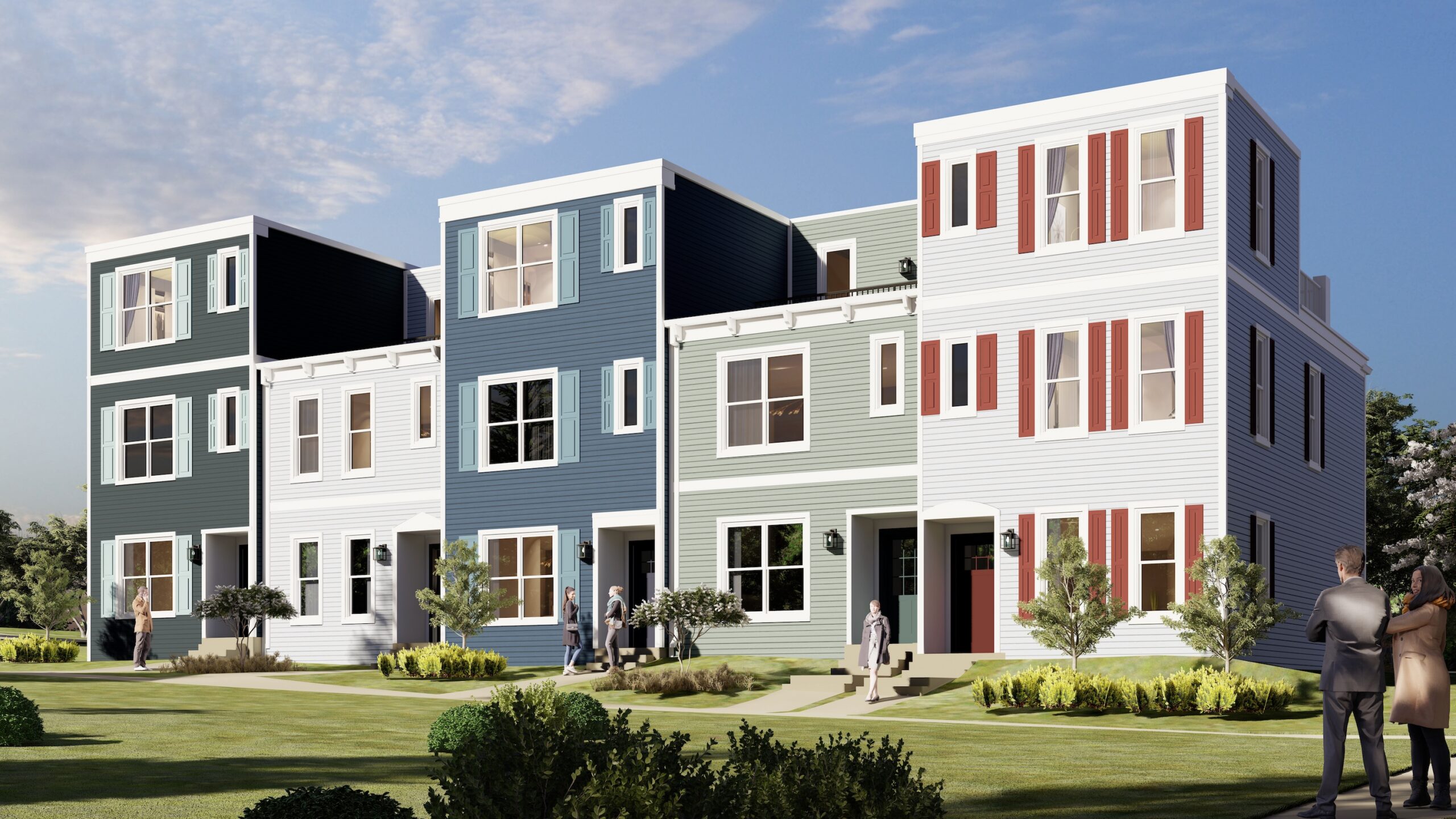 250411 5 Unit TH BLD Perspective 1 scaled